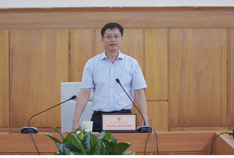 Phó Chủ tịch UBND tỉnh Nguyễn Thanh Bình phát biểu tại Lễ phát động Hội thi